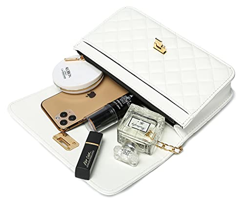 Women Shoulder Bag Grid Crossbody Handbag Daily Leather Stylish Evening Chain Bag2