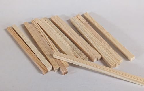 menta-modellbau Holzbalken für den Krippenbau, 15 Stück