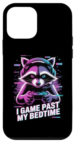 Raccoon Gaming I Game Past My Bedtime X}zP[X iPhone 12 mini p