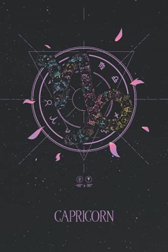 Capricorn Zodiac Journal: Horoscope Notebook with Starry Night Sk...