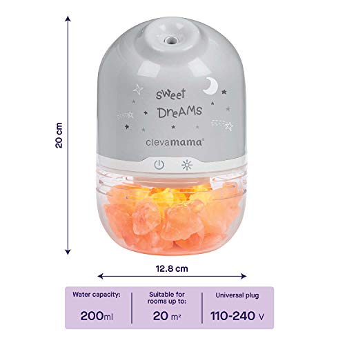 Clevamama 3070, ClevaPure Lampada Di Sale Dell'Himalaya, Umidificatore e Purificatore D'Aria - Image 5