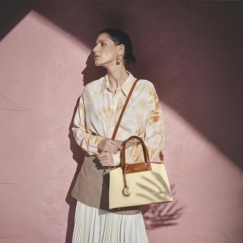 Image of EXOTIC Evara Structured Satchel Handbags with Adjustable & Detachable Strap | Textured Finish | Multi-Compartment | Premium Everyday Carry