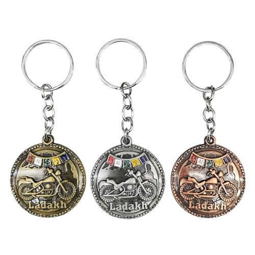 Image of Guardian Bell KeyChain Tibetan Key Chain Good Luck Key Chain