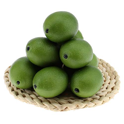 Gresorth 20 Pcs Decorative Lifelike Lemons And Limes For Decoration Artificial Fake Fruit Home Kitchen Party Christmas Model - 6Cm #TOP2