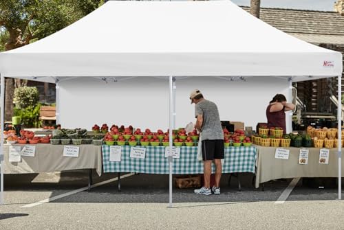 Image of MASTERCANOPY 10x20 Pop Up Canopy Sidewall Only 1-Pack White