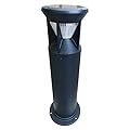 KastLite Solar LED Bollard Light - 2W, 4000K Neutral White Light, 266 Lumens, All-in-One Design, 23 Hours Illumination, Replaceable LiFePO4 Battery, Ideal for Pathways and Outdoor Spaces
