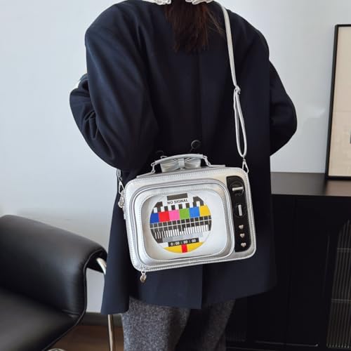 Tv Shape Retro Women Shoulder Bag Design Cute Backpack With Inserts Gilrs Crossbody Bag3