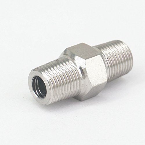 Sorekarain 304 Stainless Steel Pipe Fitting Connector Adapter 1/8