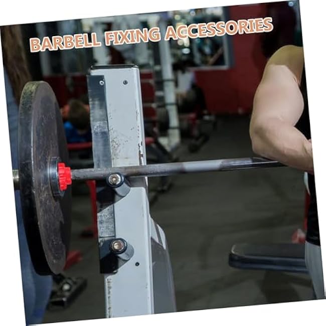 4pcs Dumbbell Bar Nut Barbells Spin Screw Clamp Fitness Equipment Accessories