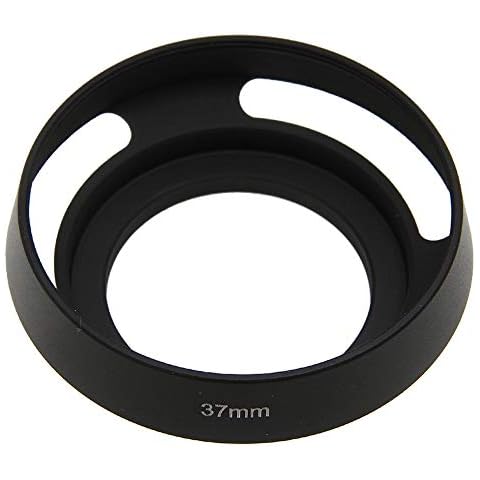 [F-Foto] classic metal lens hood 37mm black companies support Leica wind metal hood Cover