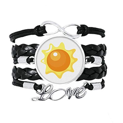 Bracelet en cuir Alien DIYthinker bijou Univers et Soleil aux finitions soignées