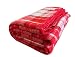 Woolly Mammoth Woolen Company Farmhouse Collection Thick Warm Wool Blanket. The Perfect complement to Your Country Home Decor. Use as Oversized Throw or Additional Layer on The Bed | Red Cream Black