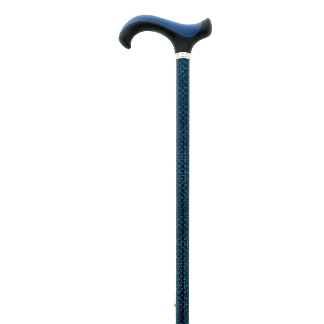 Bastón para Mayores y Adultos Slim, Aluminio, Extensible y Portátil, Altura Ajustable 76-99 cm, Puño Antideslizante, Bastón para Caminar y Pasear, 300 g