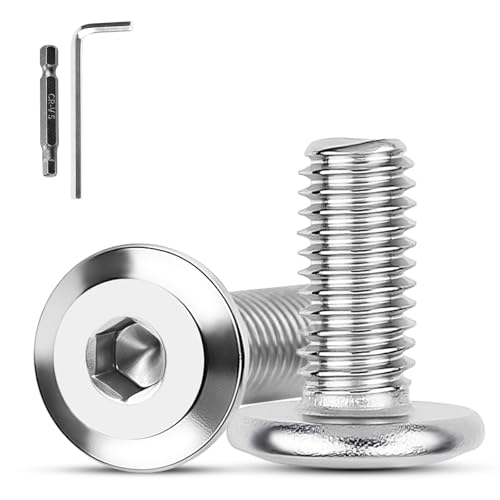 XRXYMQ 15 Stück M8 Schrauben M8 x 10 mm Flachkopfschrauben Edelstahl A2 V2A Linsenkopfschrauben Innensechskant Edelstahlschrauben für Haushaltsgeräte Bauwesen Industriemaschinen mit Hex Key XRXYMQ 15 Stück M8 Schrauben M8 x 10 mm Flachkopfschrauben Edelstahl A2 V2A Linsenkopfschrauben Innensechskant Edelstahlschrauben für Haushaltsgeräte Bauwesen Industriemaschinen mit Hex Key