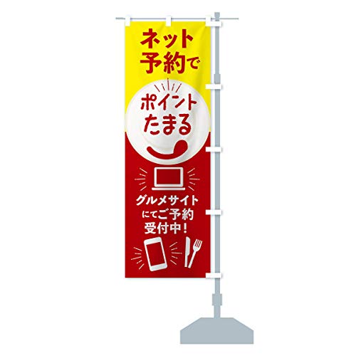 ネット予約でポイント貯まる のぼり旗 サイズ選べます(ショート60x150cm 右チチ) 2GR4-BSR グッズプロ