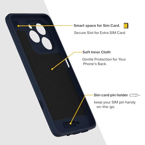 Image of Pikkme Back Cover for Realme P4 Lite 5G Soft Matte Silicone Mag-Safe Design (Mag-Safe Not Support) Camera Protection | Slim Fit Bumper Cover (Blue)