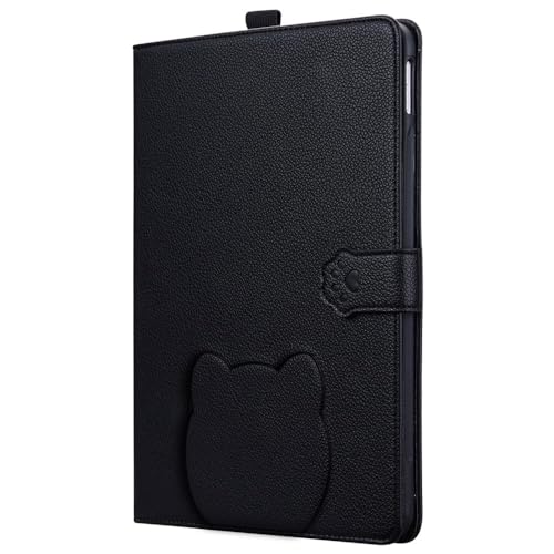Étui cuir iPad Air 13 M3 2025 protection noire antichoc aux finitions haut de gamme
