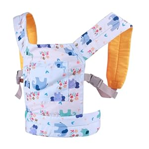 BABESIDE Baby Doll Carrier for 17-22 Inch Dolls, Reborn Baby Doll Carrier with Adjustable Straps, Toy Animal Carrier, Reborn Baby Doll Accessories for Kids Gift
