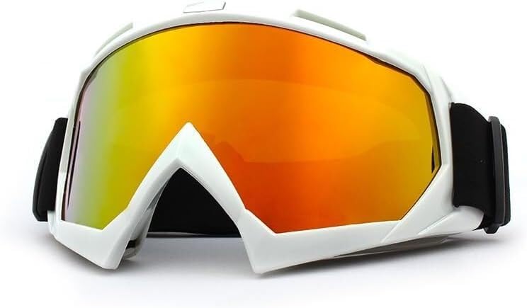 Kask motocrossowy gogle okulary Gogle narciarskie Wiatroszczelne Jazda na rowerze Zimowe Przeciwmgielne Snowboardowe Okulary narciarskie Gogle narciarskie Okulary przeciwsłoneczne Gogle motocrossowe(B