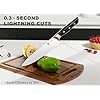 Livtek-Knife-Set-with-Block-Kitchen-Knife-Set-German-High-Carbon-Stainless-Steel-with-Built-in-Sharpener-Full-Tang-Triple-Rivet-Ergonomic-Handle-Holiday-Gift-Idea-15-Piece-Falcon-Series Livtek Knife Set with Block - Kitchen Knife Set German High-Carbon Stainless Steel with Built-in Sharpener - Full Tang, Triple-Rivet Ergonomic Handle - Holiday Gift Idea - 15-Piece, Falcon Series.