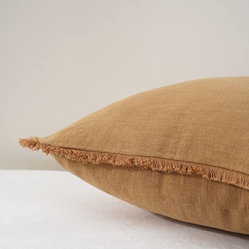 Linen-Fringed-Throw-Pillow-Cover-Soft-Cozy-Boho-Cushion-Covers-with-Tassel-for-Couch-Sofa-Farmhouse-Natural-Decor-Burlap-Pillowcase-Beige-18x18-inches