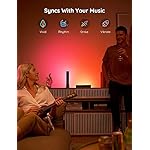 Govee Smart LED Light Bars, Work with Alexa and Google Assistant, RGBICWW WiFi TV Backlights with Scene and Music Modes for Gaming, Pictures, PC, Room Decoration - Image 3