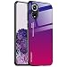 Produktbild DOINK Farbverlauf Glas Hülle für Huawei Honor 50 5G | Huawei Nova 9, Bunt Panzerglas Handyhülle TPU Silikon Schutzhülle - Farbe 4