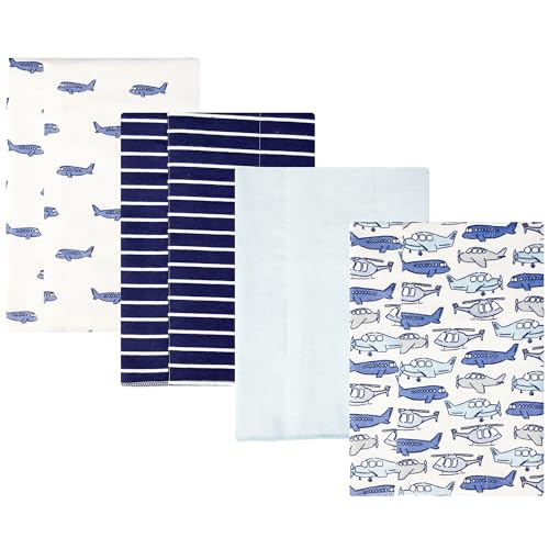Image of Hudson Baby Unisex Baby Cotton Flannel Burp Cloths