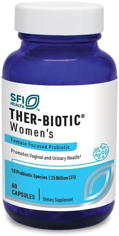 Klaire Labs Ther-Biotic Women’s Probiotic Supplement – Support Healthy Vaginal pH & Comfort – 25b CFU Lactobacillus & Bifidobacterium – Hypoallergenic, Dairy-Free Probiotics (60 Capsules) Klaire Labs Ther-Biotic Women’s Probiotic Supplement – Support Healthy Vaginal pH & Comfort – 25b CFU Lactobacillus & Bifidobacterium – Hypoallergenic, Dairy-Free Probiotics (60 Capsules)