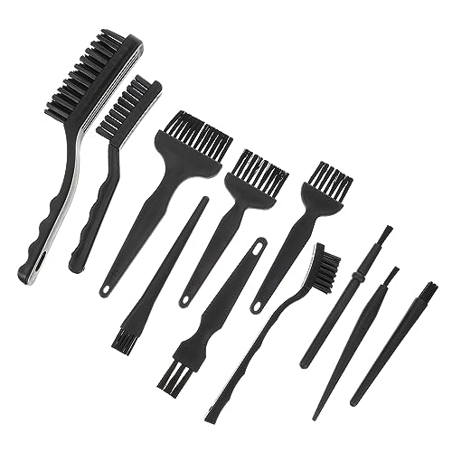 11pezzi Spazzole -statiche Per Tastiere e Dispositivi Elettronici Kit Portatile Per Rimuovere e Elettricità Per Computer Laptop e