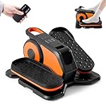 OLIXIS Under-Desk Elliptical Machine–Compact & Quiet Mini Pedal Exerciser with Adjustable Speed, LED Display, Portable Fitness Solution for Home or Office Workouts