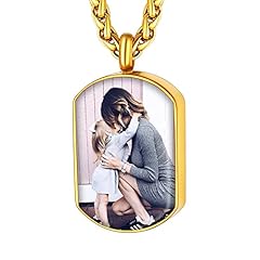 04.Dog Tags with Picture-Gold