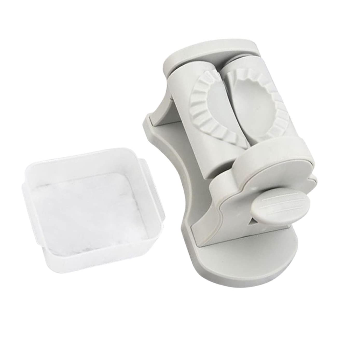 Garneck Manual Dumpling Presser for Quick Easy Dumpling Skin Making for Household Commercial Use