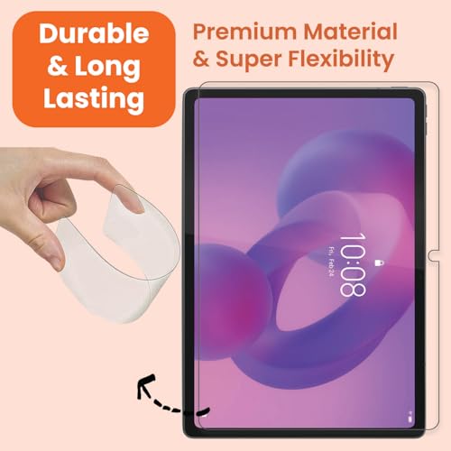 Image of Tough Lee Tempered Glass for Lenovo Idea Tab Plus 12.1 inch 2025 Screen Protector Guard for Lenovo Idea Tab Plus 12.1 Inch 2025 Tablet - 1 Pack (Easy Installation, Anti-Scratch, Anti-Smudge)