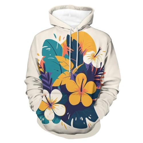 Sweatshirt Pullover Fleur Tropicale : Fini les Looks Banals