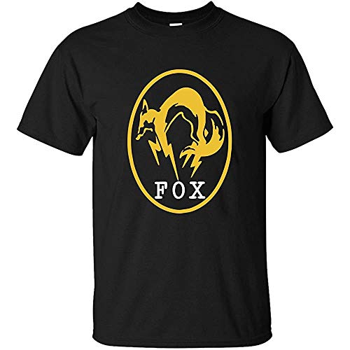 Sixtion Men's Metal Gear Solid Fox Hound Short Sleeve Tshirt Black M Sixtion Men's Metal Gear Solid Fox Hound Short Sleeve Tshirt Black M