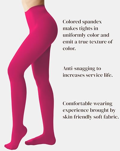 Image of leg elegant Women's 80 Den Microfiber Soft Opaque Tights Pantyhose