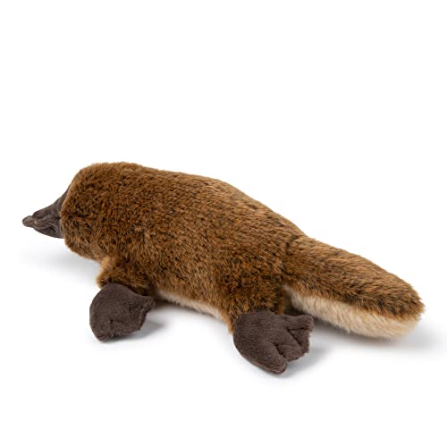 WWF Plüsch 01277 - Plüschtier Schnabeltier, lebensecht gestaltetes Kuscheltier, ca. 22 cm groß, wunderbar weich und kuschelig, Handwäsche möglich