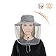 Filhome 2 PCS Imkerhut Moskito Kopfnetz Hut Anti-Moskito Sonnenhut Fischerhut mit Mückennetz Damen Herren für Outdoor Gartenarbeit Dschungel Angeln
