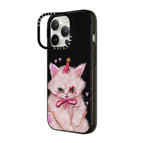Coque iPhone 15 Pro Max chat clown CASETiFY idéale pour visionner vos vidéos avec l'anneau