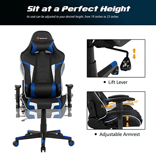 CHEFJOY Massage Gaming Chair HW66185BL の商品画像 3