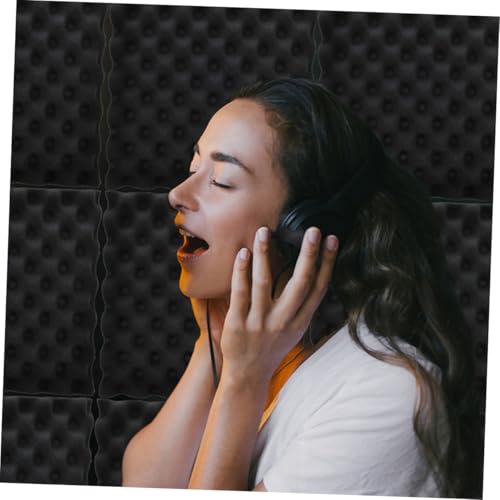 Panneau acoustique polystyrène pack de 12 pour isolation phonique murale