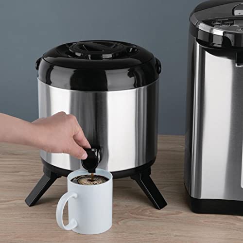 Olympia Stainless Steel Double-Walled Beverage Dispenser 6 Litres - Robust, Effortless Pour, Hotel Café Outdoor Catering Hot Cold Tea Coffee Drinks Pitcher - Image 7
