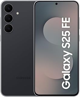 Samsung Galaxy S25 FE 5G Smartphone with Galaxy AI (JetBlack, 8GB RAM, 128GB Storage), 12MP Front Camera, ProVisual Engine, Long Battery Life