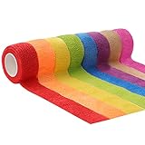 Múltiples usos: los vendajes cohesivos pueden ser aderezos para perros, gatos o caballos. Los materiales de alta calidad hacen que también se pueda utilizar para humanos. Y también se pueden utilizar para hacer arte.