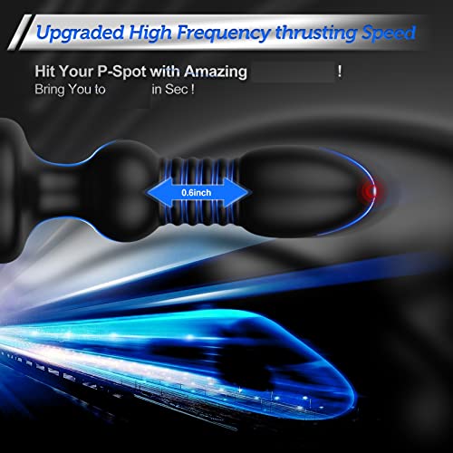 Estimulador Massageador de Próstata Vibração múltipla Controle Remoto Sem Fio Poderoso Vibração Anal