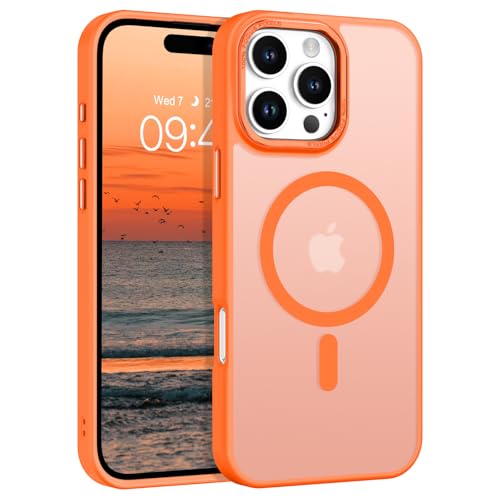 Coque iPhone 16 Pro Max orange MagSafe pour vos déplacements