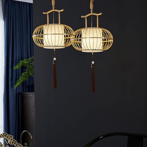 Lustre E27 style or à suspension pour éclairage de maison - 5
