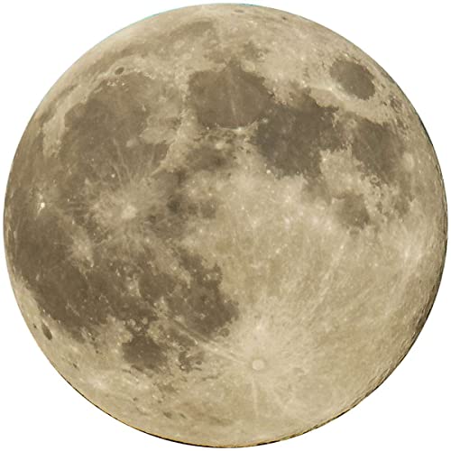 Startonight Cuadro sobre Vidrio - La Luna - Moderno Cuadro de Cristal Acrílico 60 cm