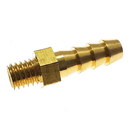 Złącze rurowe. Złączki rurowe Mini Pagoda, gwint metryczny męski, M5, M6, M8, mosiądz, 4, 5, 6, 8 mm, wąż, rura skórzana, łącznik tchawicy(4mm to M6x1)